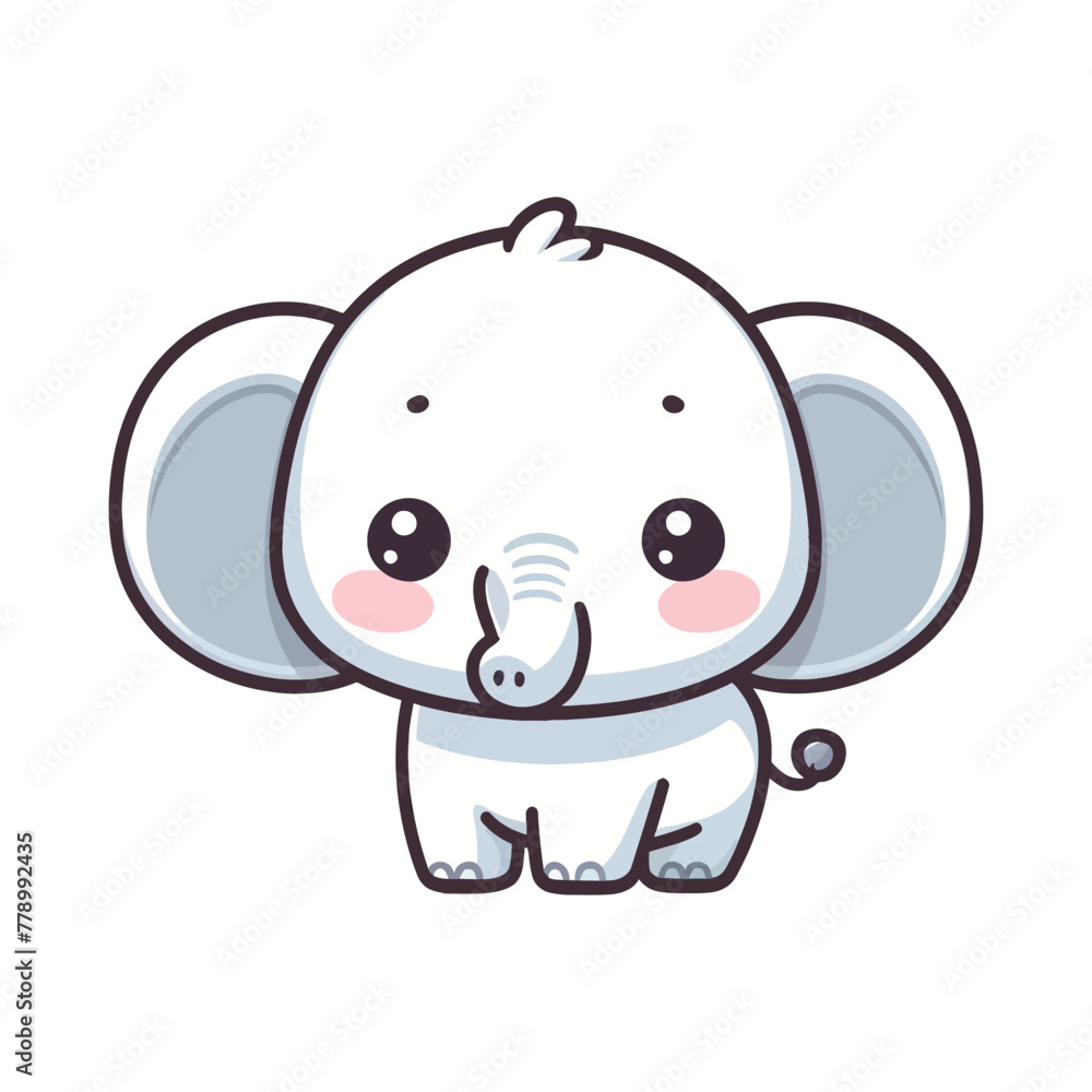 Elephant Cartoon Illustration