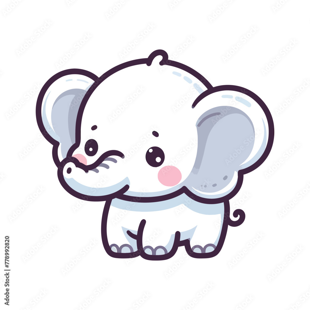 Elephant Cartoon Illustration Elephant Cartoon Illustration