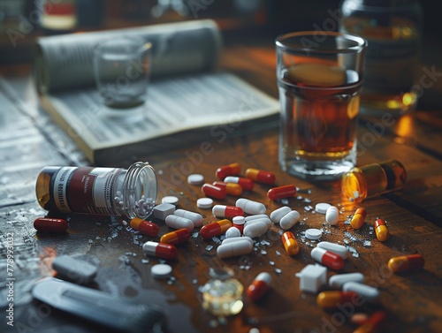 A scenario showing the harsh reality of legal consequences for substance abuse in society