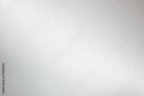 Silver white glowing grainy gradient background texture with blank copy space for text photo or product presentation