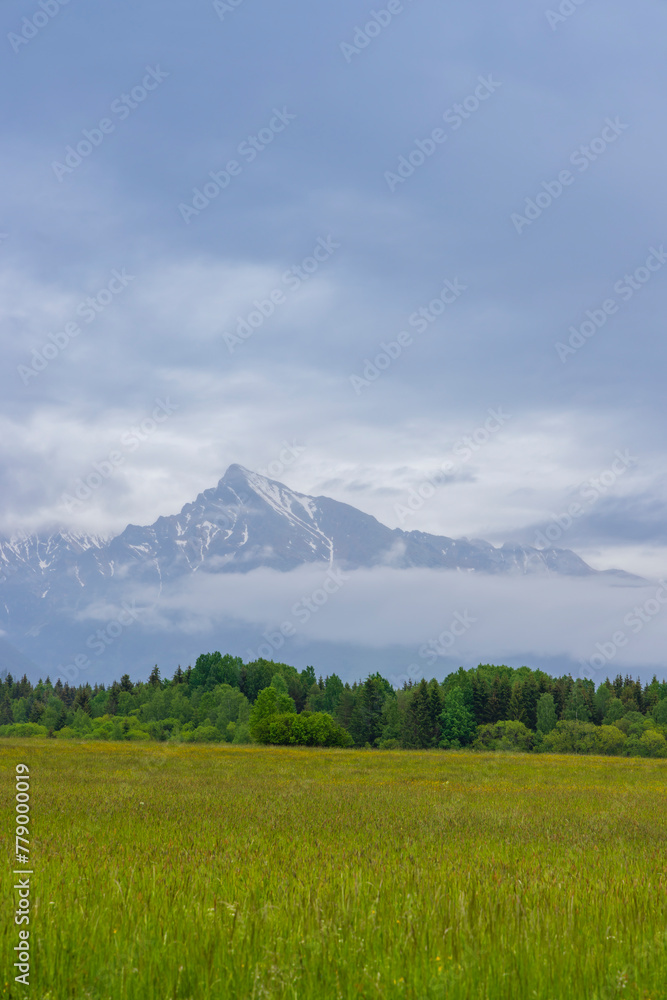 High Tatras with Krivan peak in spring time, Slovakia