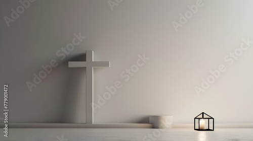 Quietly standing cross to the side, offers ample space for creative expression.