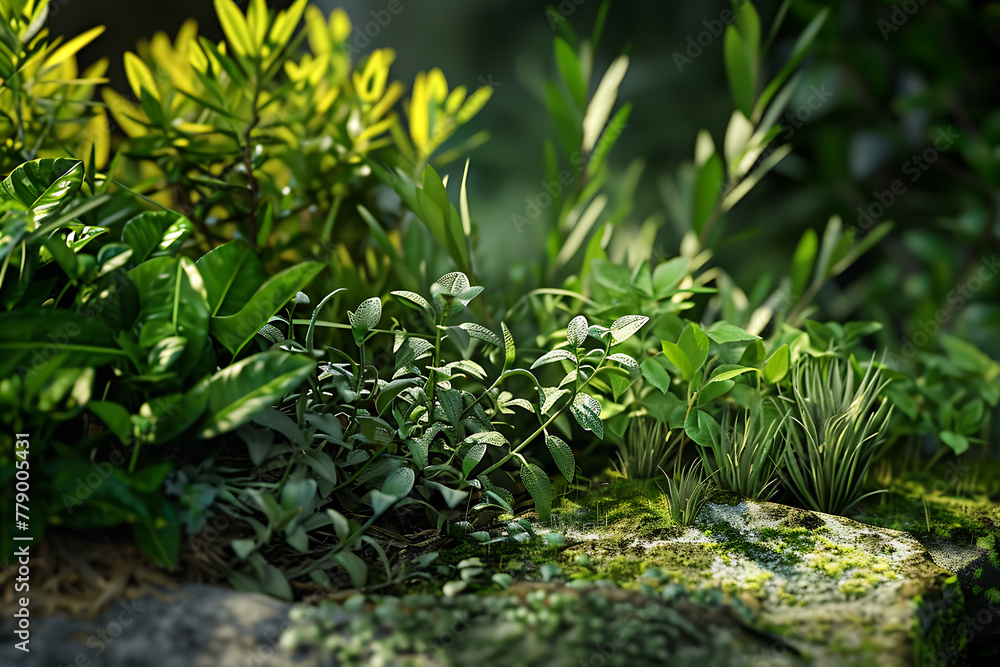 Fresh assortment of herbs, vibrant and aromatic, ideal for culinary, wellness, and natural concepts Fresh assortment of herbs, vibrant and aromatic, ideal for culinary, wellness, and natural concepts