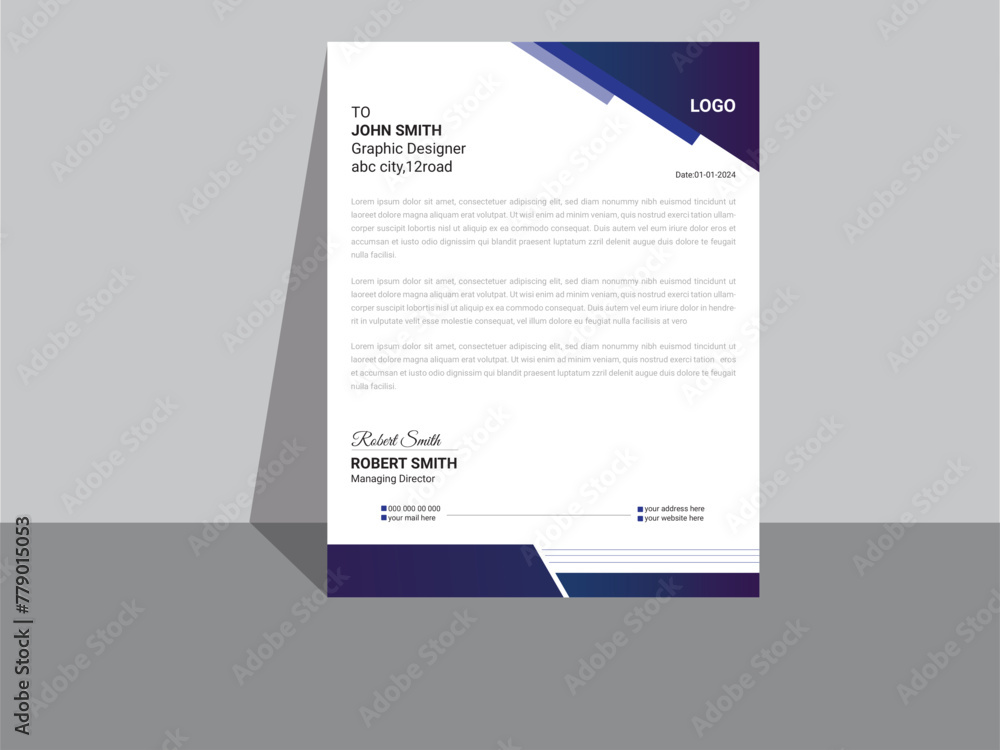 professional business company letterhead professional business company letterhead