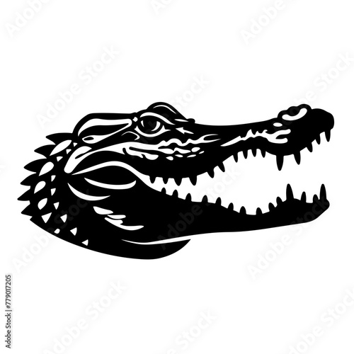 Alligator Head Logo Design © N