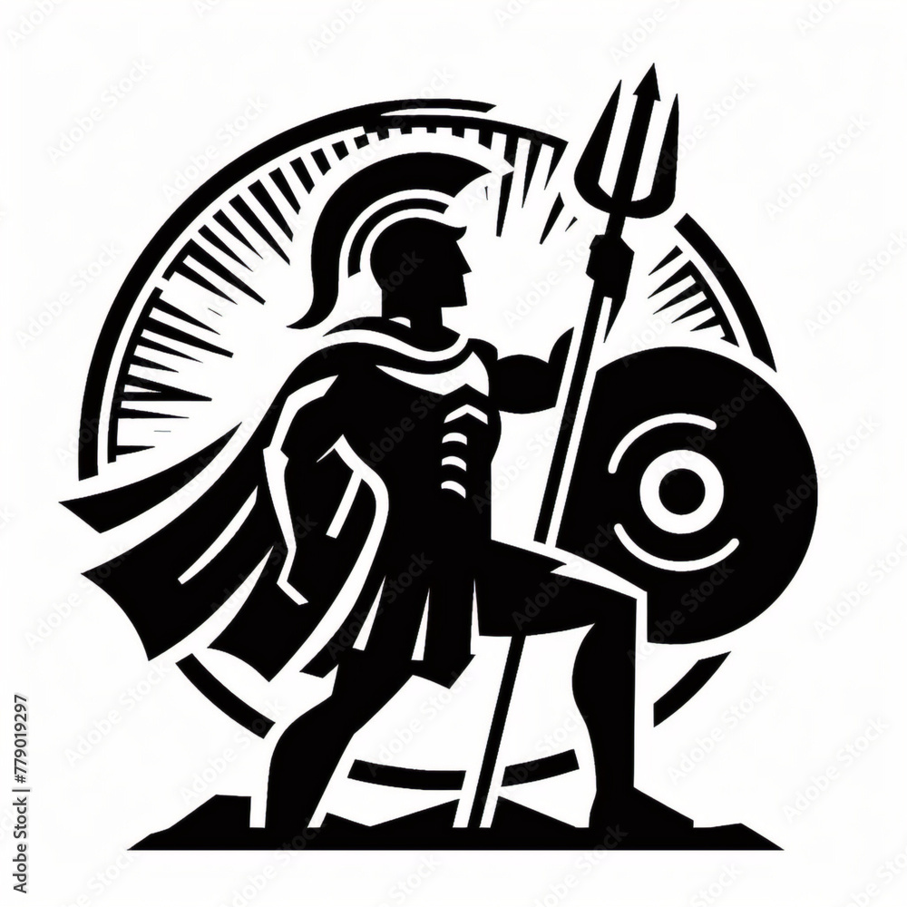 Heroic Legacy Ancient Hercules Logo Mythical Warrior Vector Symbolic Design Heroic Legacy Ancient Hercules Logo Mythical Warrior Vector Symbolic Design