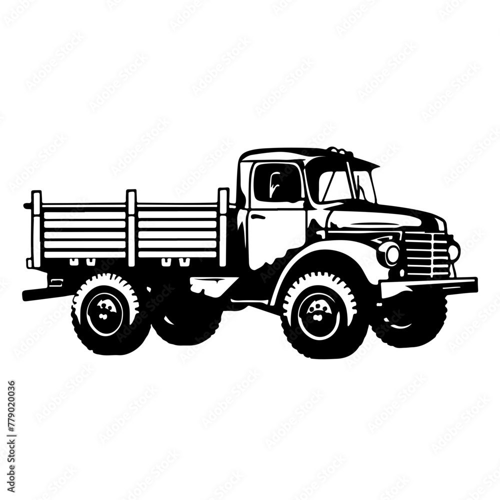 Army Truck Logo Design