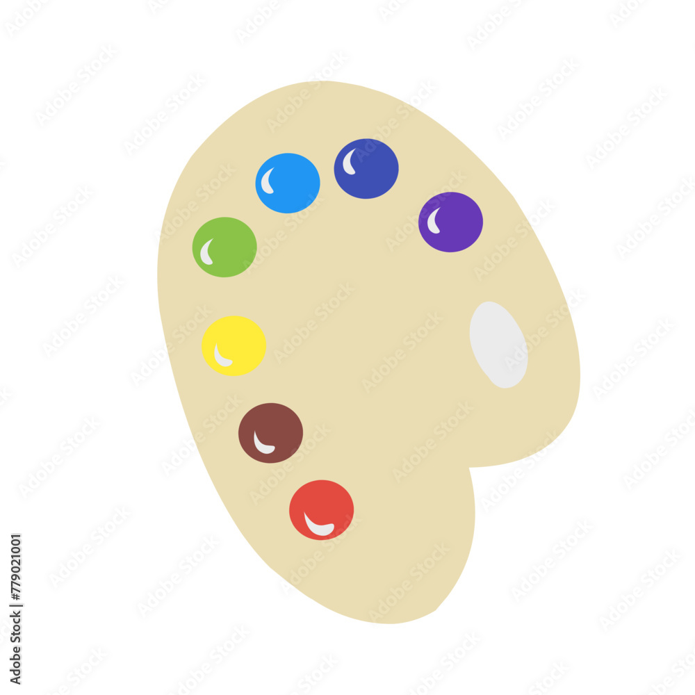 Fototapeta premium cartoon flat style vector set