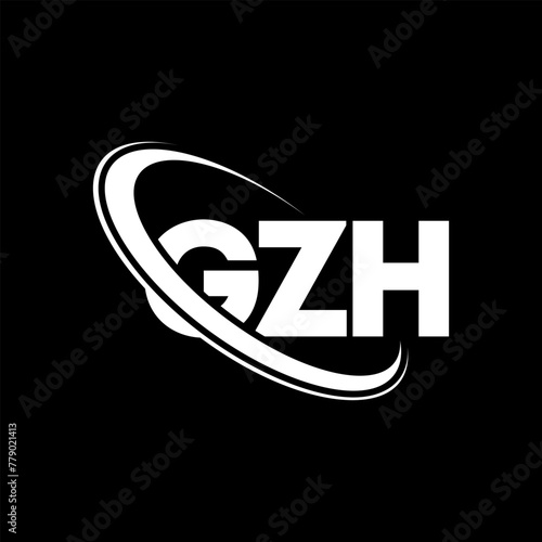 GZH logo. GZH letter. GZH letter logo design. Initials GZH logo linked with circle and uppercase monogram logo. GZH typography for technology, business and real estate brand.