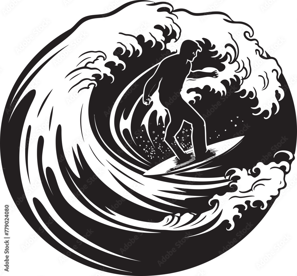 Aqua Aura Vibrant Guy Surfing Vector Logo Design Surfer Symbol Guy on Waves Vector Logo Inspiration Aqua Aura Vibrant Guy Surfing Vector Logo Design Surfer Symbol Guy on Waves Vector Logo Inspiration