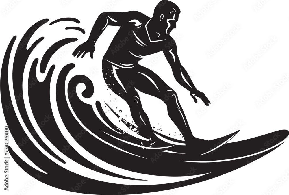 Aqua Adrenaline Vector Logo of a Guy Embracing the Surf Coastal Champion Dynamic Surfer Vector Logo Design Aqua Adrenaline Vector Logo of a Guy Embracing the Surf Coastal Champion Dynamic Surfer Vector Logo Design