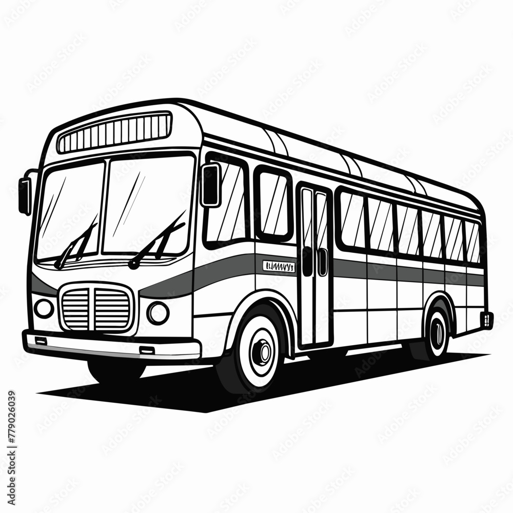 city bus vector illustration vector illustration