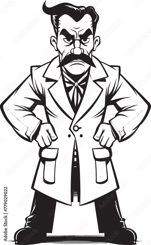 Intense Brilliance Bold Doctor Vector Logo Design Angry Expertise Aggressive Doctor Vector Logo Icon Intense Brilliance Bold Doctor Vector Logo Design Angry Expertise Aggressive Doctor Vector Logo Icon