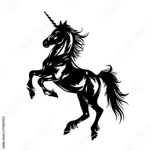 Fototapeta Naklejka Na Ścianę i Meble -  Unicorn Logo Design