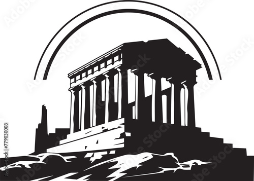Vector Designs Inspired by Ancient Greeces Architectural Icons Timeless Greek Architectural Symbols Vector Edition
