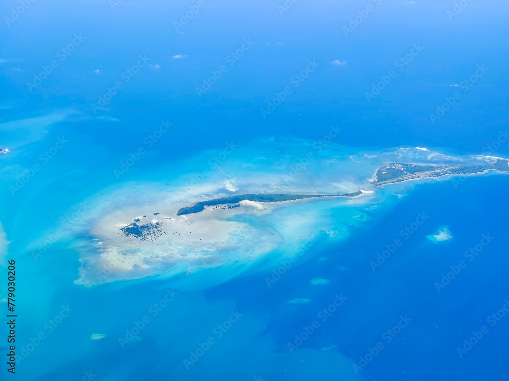 Naklejka premium A Spectacular Cloudscape Through the Aircraft Window