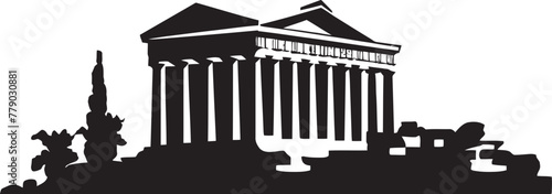 Vector Representations of Greek Architectural Icons Eternal Elegance Greek Architectural Icons in Vector Designs Inspired by Antiquity