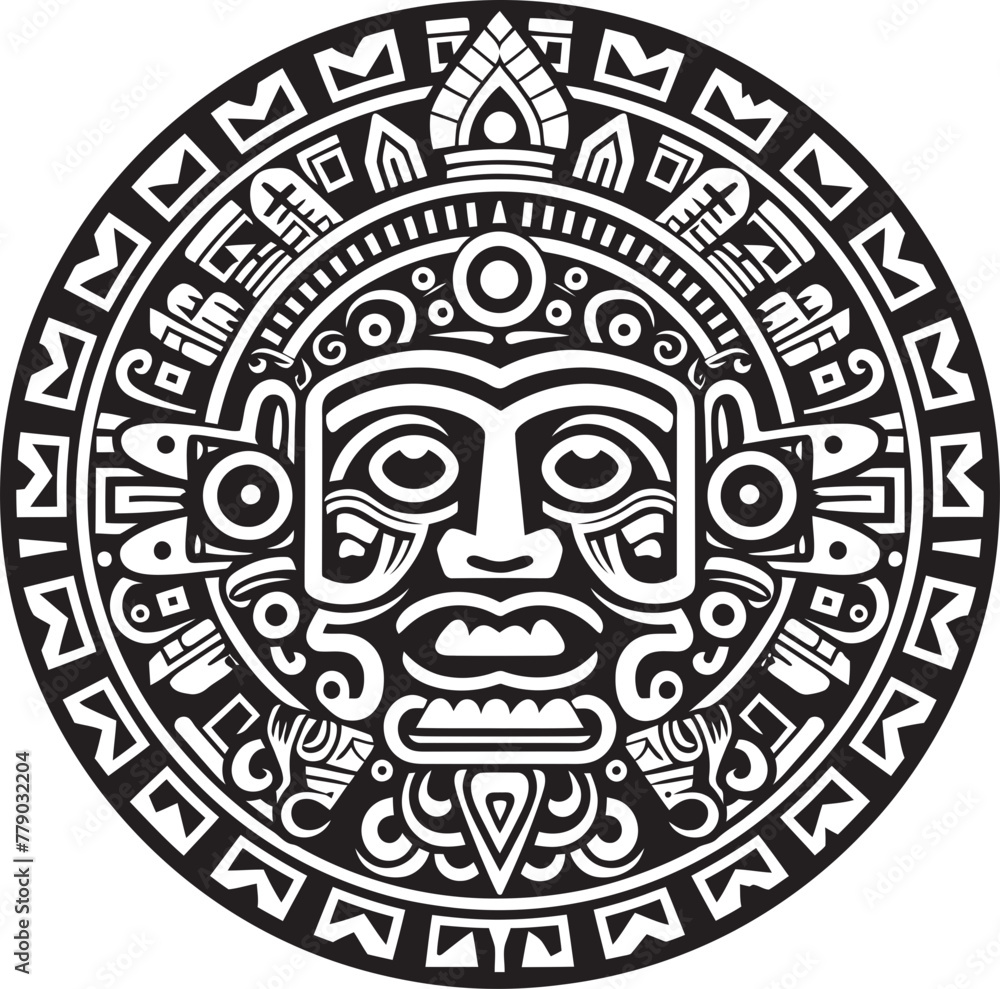 Magnificent Legacy Aztec Art in Vector Vector Tributes Ancient Aztec Drawings Magnificent Legacy Aztec Art in Vector Vector Tributes Ancient Aztec Drawings