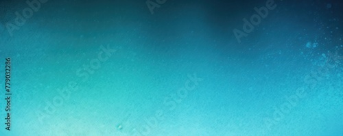 Turquoise white glowing grainy gradient background texture with blank copy space for text photo or product presentation 