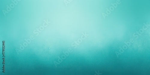 Turquoise white glowing grainy gradient background texture with blank copy space for text photo or product presentation 