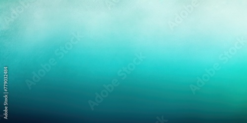 Turquoise white glowing grainy gradient background texture with blank copy space for text photo or product presentation 