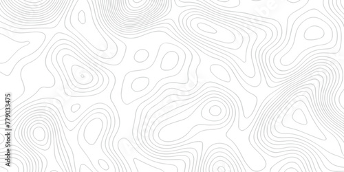 Pattern with lines and dots The stylized height of the topographic map contour in lines and contours isolated on transparent. Black and white topography contour lines map isolated on white backgroun