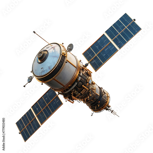 satellite isolated on white