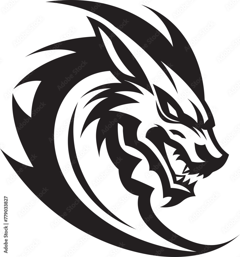Mystical Dragon Ink Cartoon Head Tattoo Vector Logo Icon Whimsical Dragon Profile Cartoon Head Tattoo Vector Logo Design Mystical Dragon Ink Cartoon Head Tattoo Vector Logo Icon Whimsical Dragon Profile Cartoon Head Tattoo Vector Logo Design