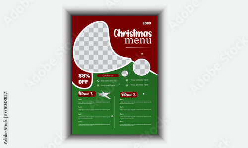 Food Delivery Flyer design template  photo