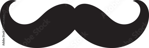 Elegant Evolution Sophisticated Doodle Moustache Vector Logo Design Retro Rendezvous Nostalgic Doodle Moustache Icon in Vector Logo