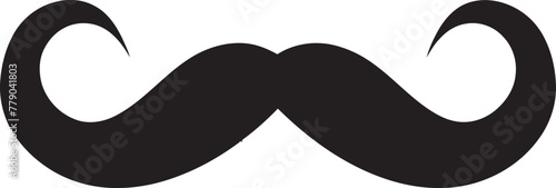 Artistic Allegiance Moustache Icon Design Retro Rendezvous Doodle Moustache Emblem
