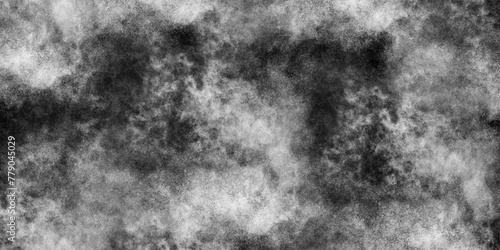 Abstract background with black and white marble texture. Gray concrete and cement grunge wall. Fog or smoke isolated on black backdrop gray painted paper textured canvas. Cement or stone texture.