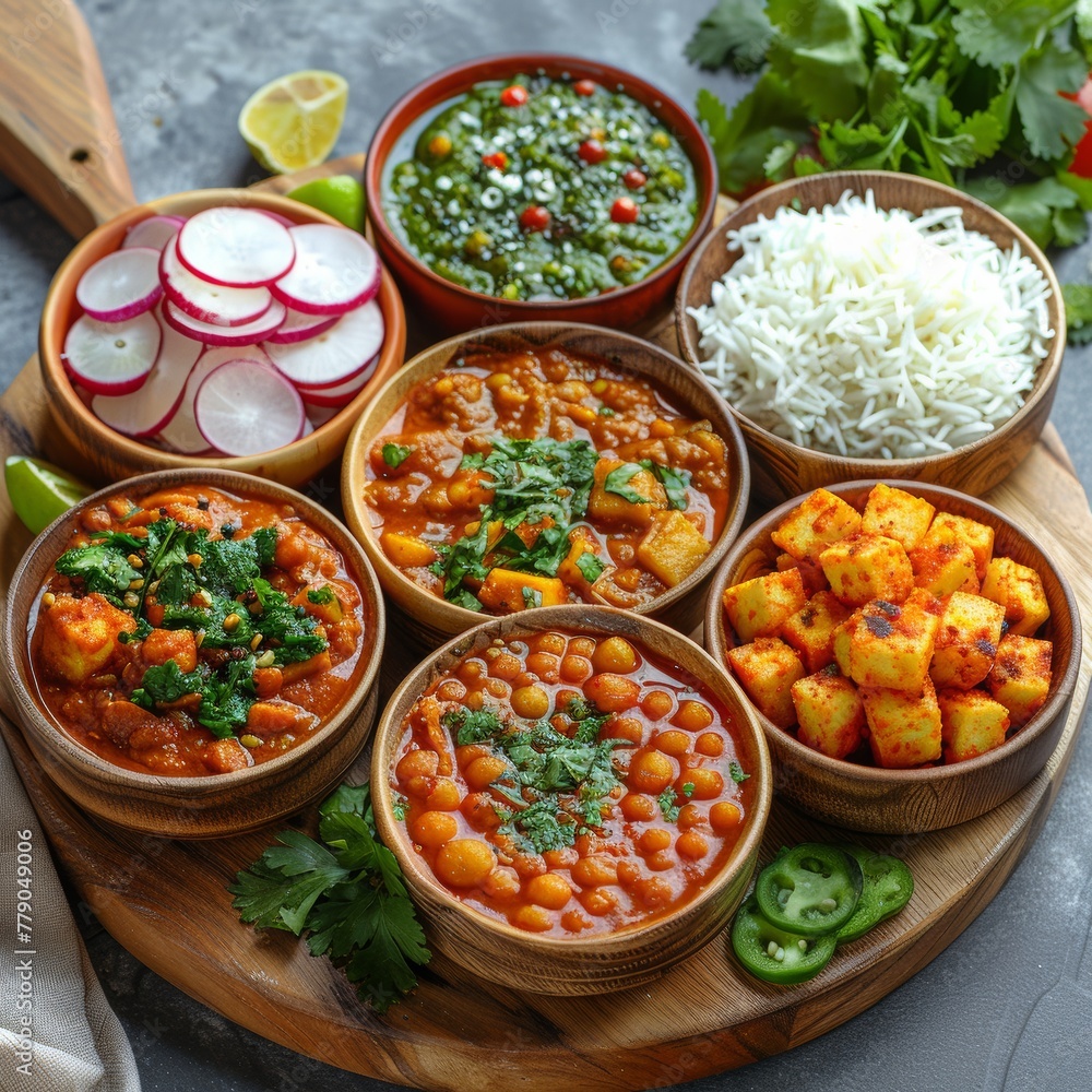 Assorted food on a plate. Large plate of food. Assorted food on a plate. Large plate of food.