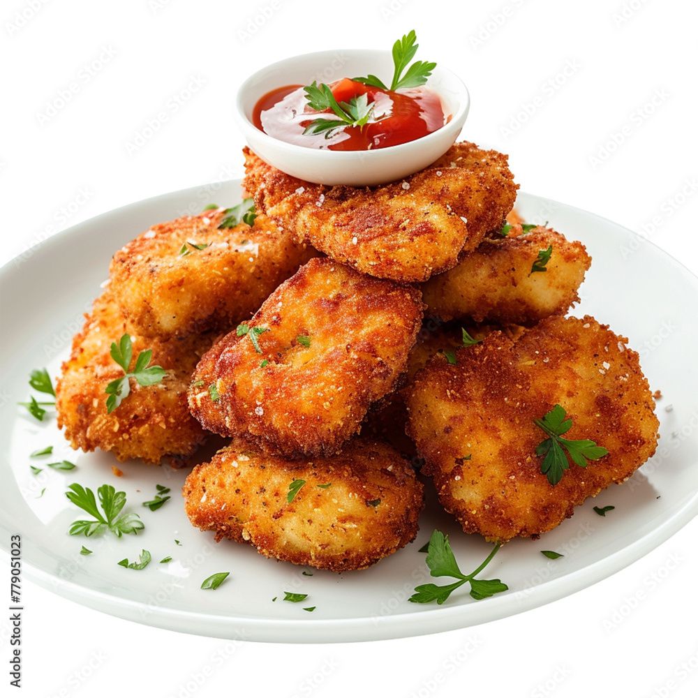 chicken nuggets isolated on white background
chicken nuggets isolated on white background