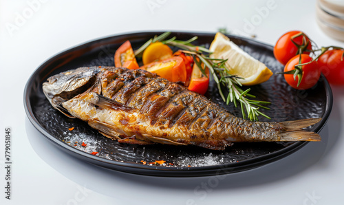 Chef's Special: Pan-Fried Fish with Fresh Vegetables 