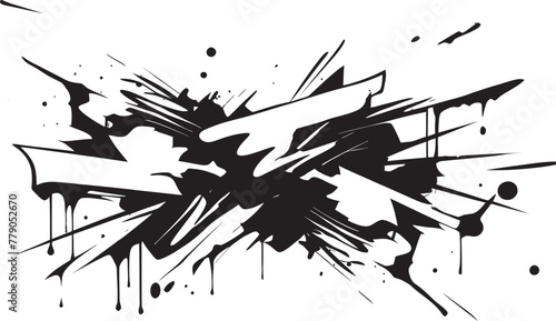 Tagline Tapestry Stitching Together Urban Stories with Graffiti Vectors Aerosol Artistry Emblem Transforming Walls into Digital Canvases