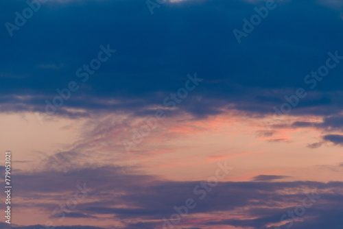 sunset clouds breathtaking skyline or evening concept