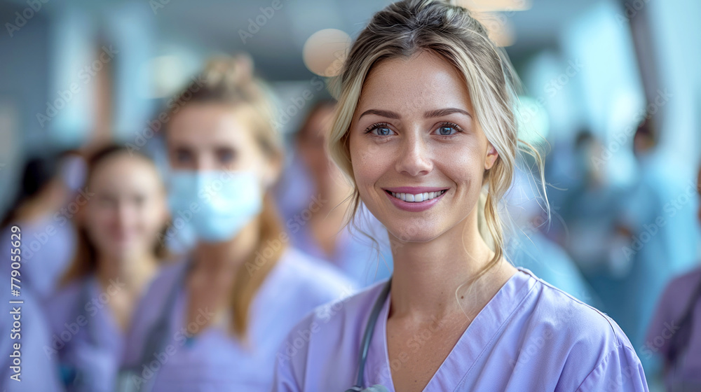 Fototapeta premium Group of medics or doctors at hospital or medical clinic ready for surgery