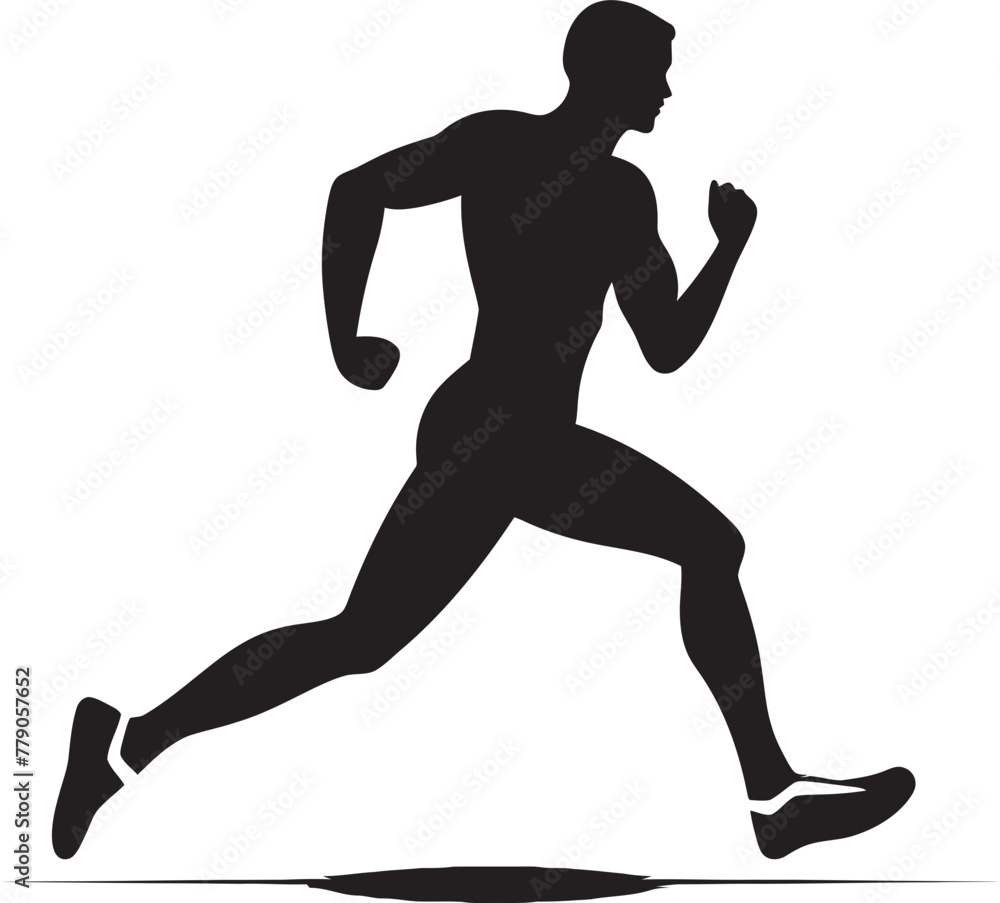 Urban Dash Man Running Vector Emblem Design Marathon Spirit Jogging Man Vector Logo Urban Dash Man Running Vector Emblem Design Marathon Spirit Jogging Man Vector Logo
