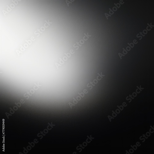 White black glowing grainy gradient background texture with blank copy space for text photo or product presentation