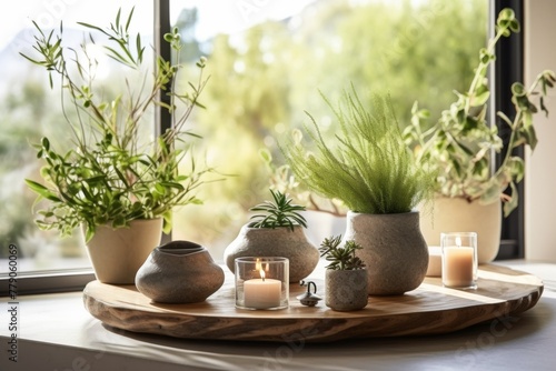 Bring the outdoors in with nature-inspired elements. Explore the use of natural materials  indoor plants  and soothing earthy tones to create a connection with nature within your Zen retreat.