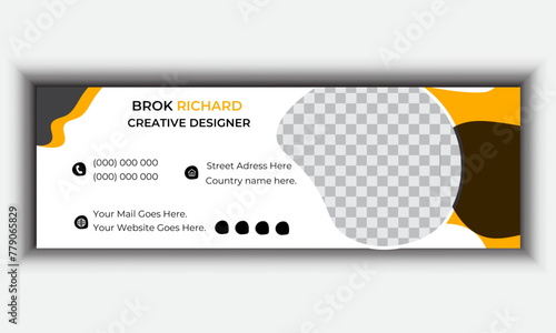 Creative email signature