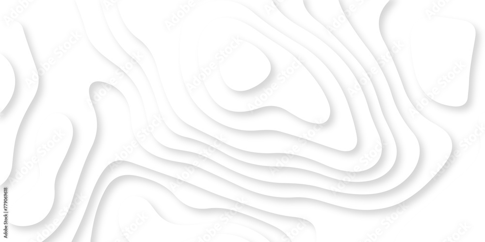 Vector topographic Gray and white wave Seamless abstract white papercut background 3d realistic design use for ads banner and advertising print design 3d topography relief. Vector topographic Gray and white wave Seamless abstract white papercut background 3d realistic design use for ads banner and advertising print design 3d topography relief.