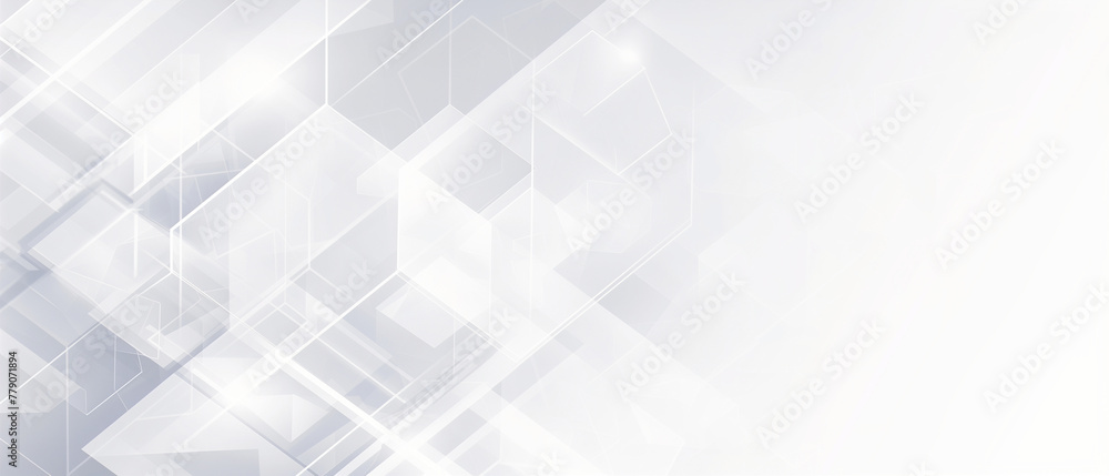 Abstract Geometric White Background with Overlapping Transparency and Light Effects
Abstract Geometric White Background with Overlapping Transparency and Light Effects
