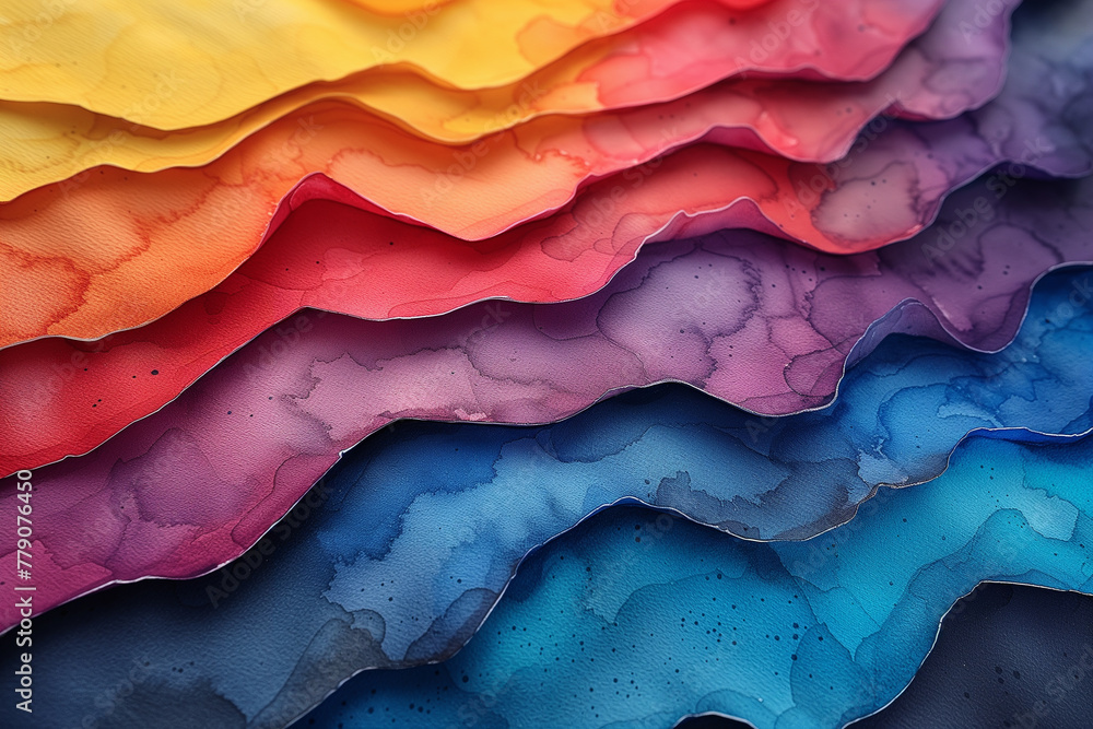 Rainbow abstract watercolour background Rainbow abstract watercolour background