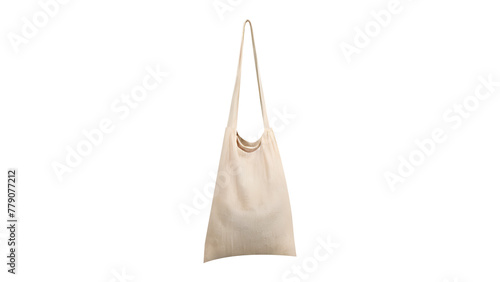 Eco-friendly jute bag on a transparent background (ID: 779077212)