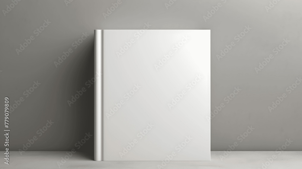 blank book cover mockup. AI Generative blank book cover mockup. AI Generative