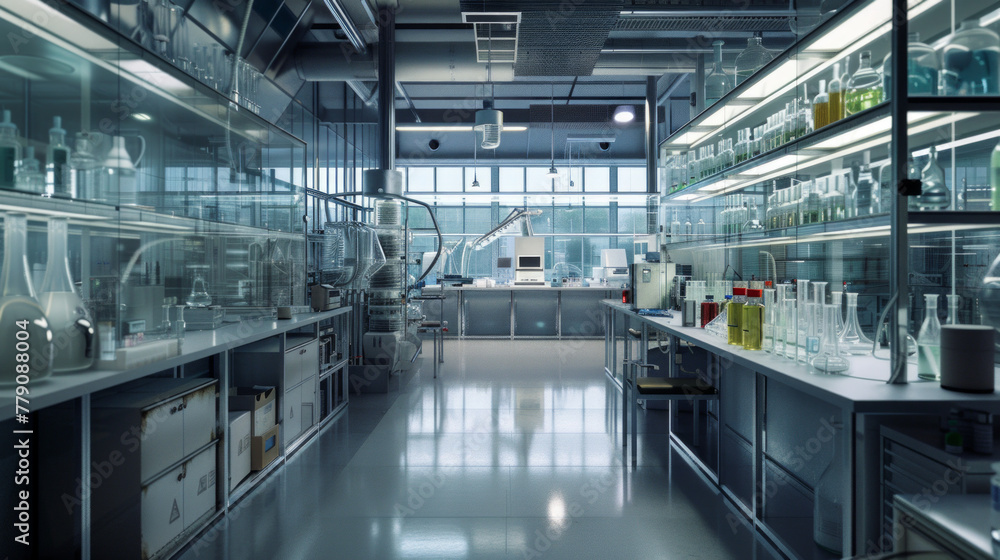 A state-of-the-art pharmaceutical formulation scale-up laboratory with pilot-scale equipment and process optimization tools A state-of-the-art pharmaceutical formulation scale-up laboratory with pilot-scale equipment and process optimization tools