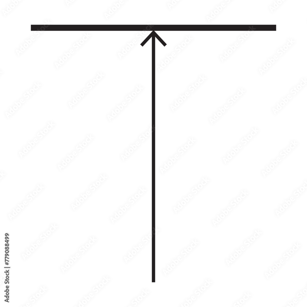 Height icon vector sign and symbol isolated on white background Height icon vector sign and symbol isolated on white background