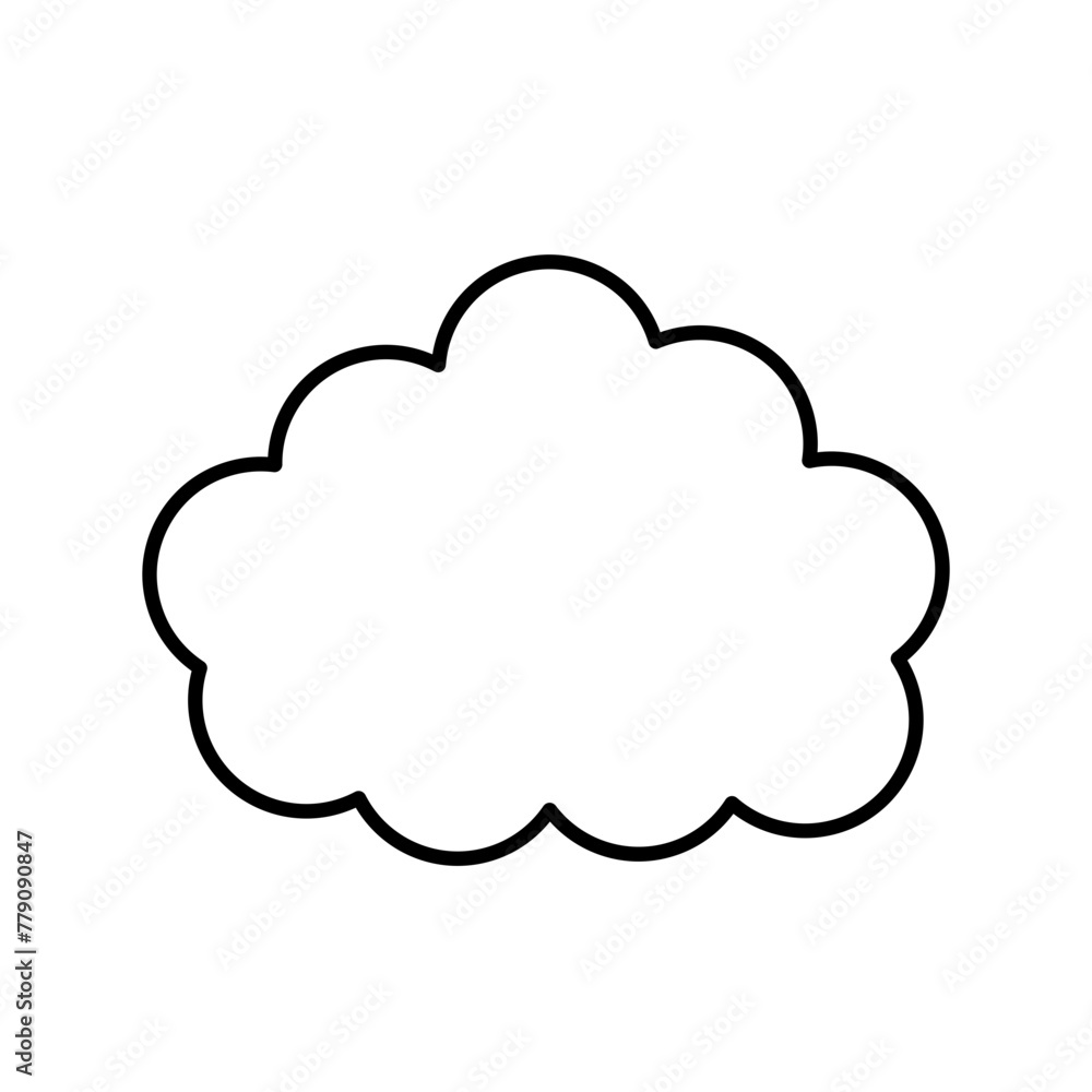 Cloud Outline Element